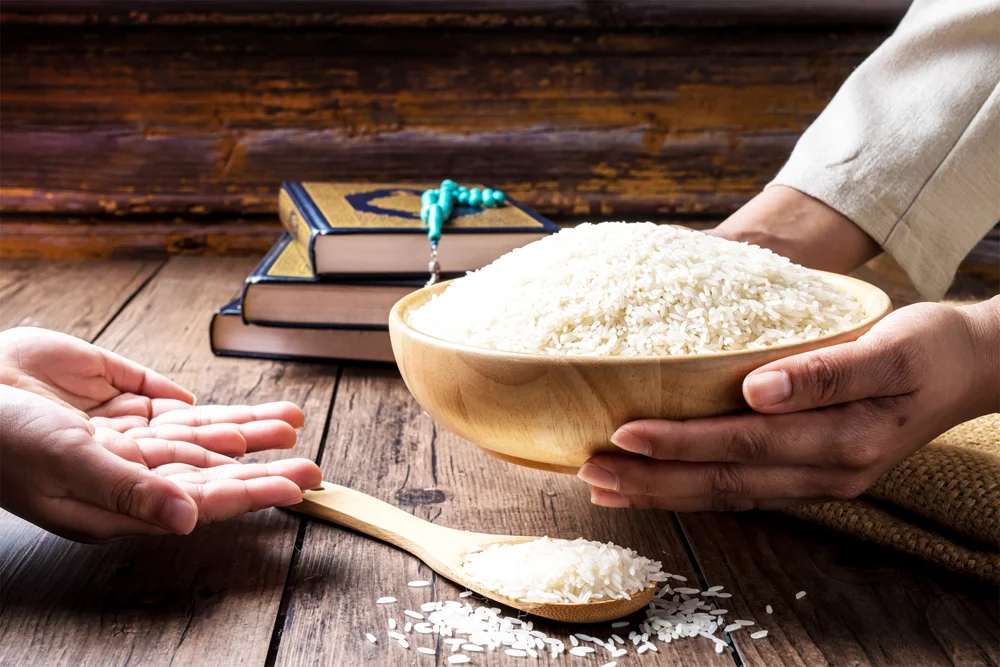 Zakat Offering Charity to the Ones in need